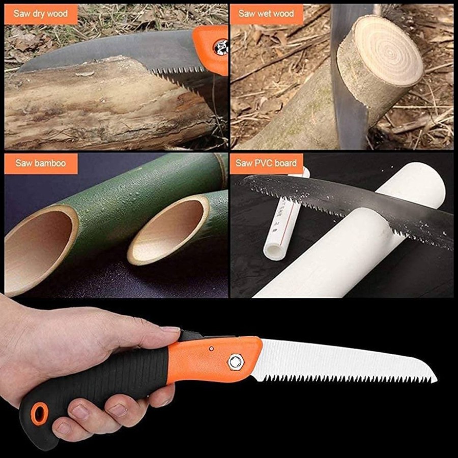 Folding Garden Hand Saw – Heavy Duty with Ergonomic Grip 40 cm