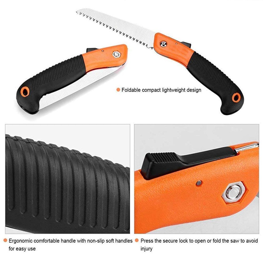 Folding Garden Hand Saw – Heavy Duty with Ergonomic Grip 40 cm