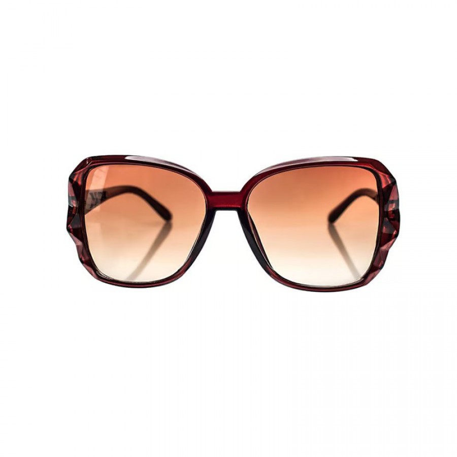 UV Protected Full Rim Stylish Trending & Latest Vintage Oversized Oval Butterfly Gradient Brown Sunglass