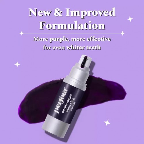 Perfora Purple Teeth Color Corrector Whitening Toothpaste Serum