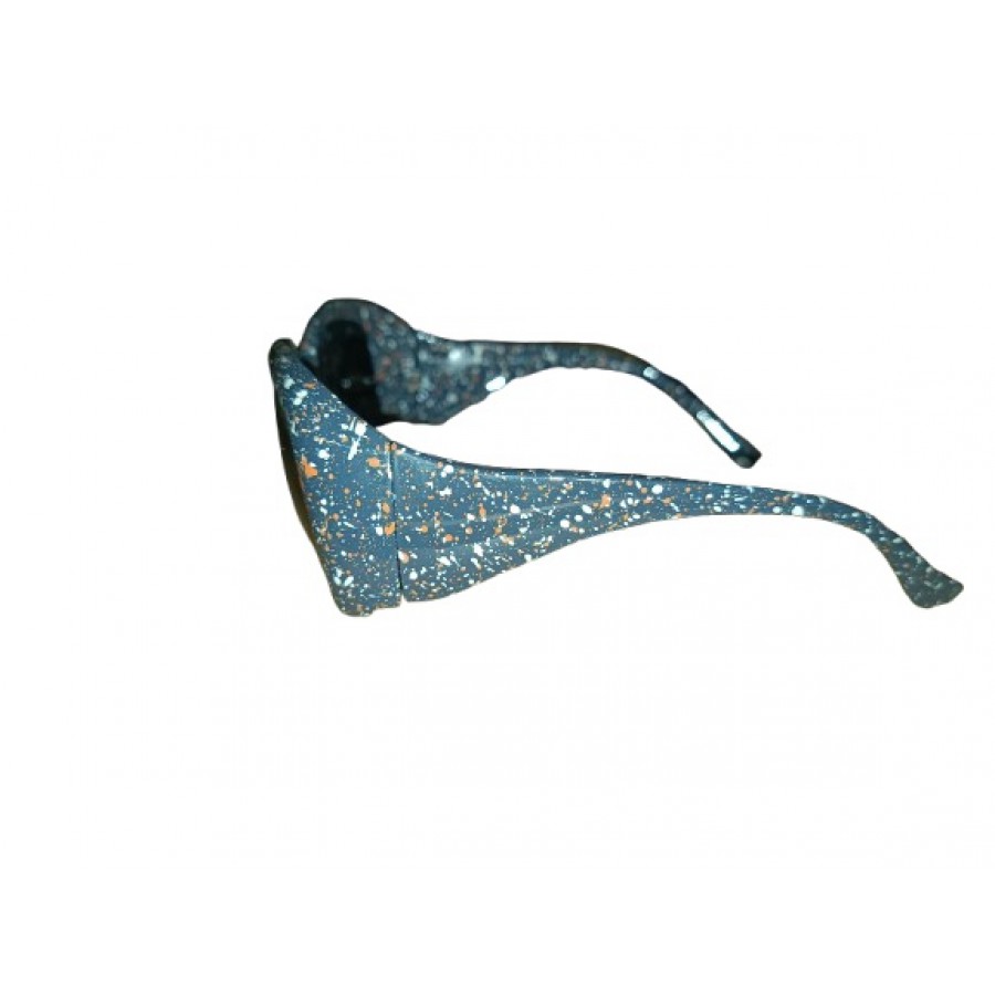 Integrated UV Glasses Fashionable Double Ring Decoration Shades Sunglass