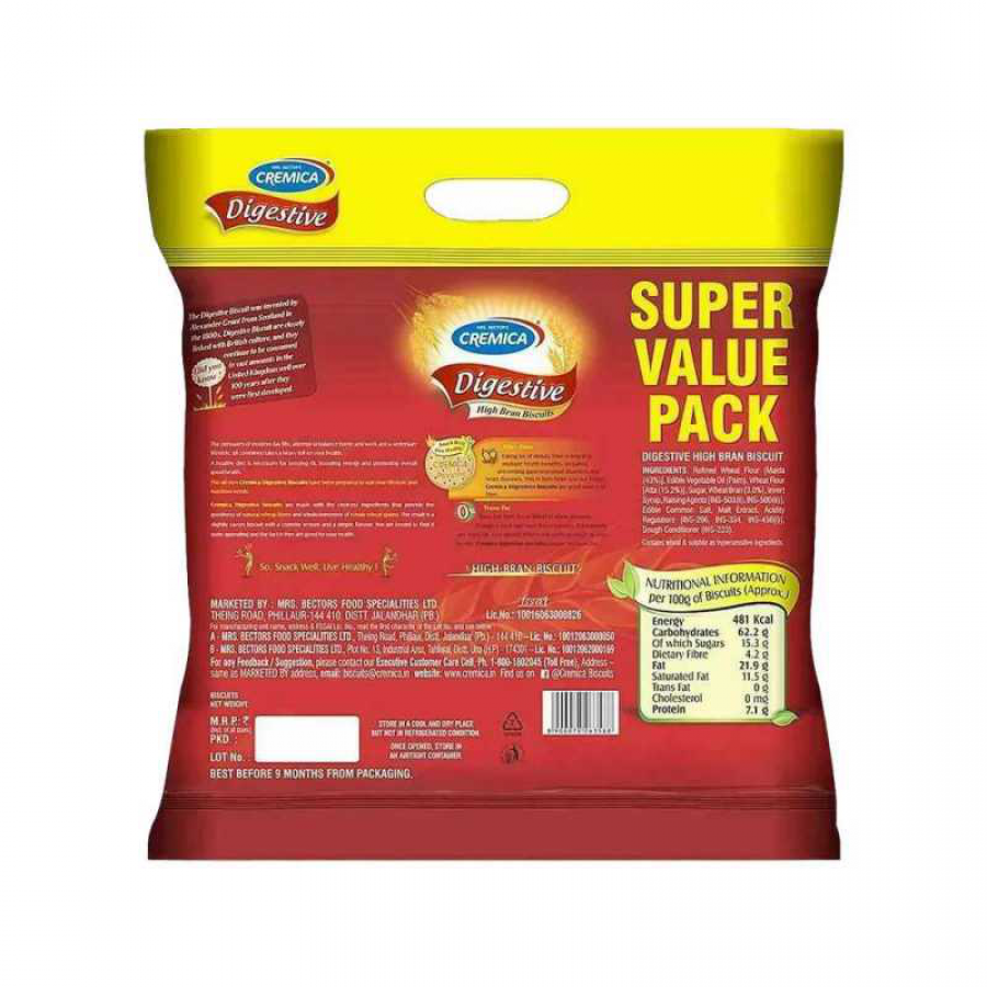 [Super Value Pack] Cremica Digestive Biscuit (852.5 GM)