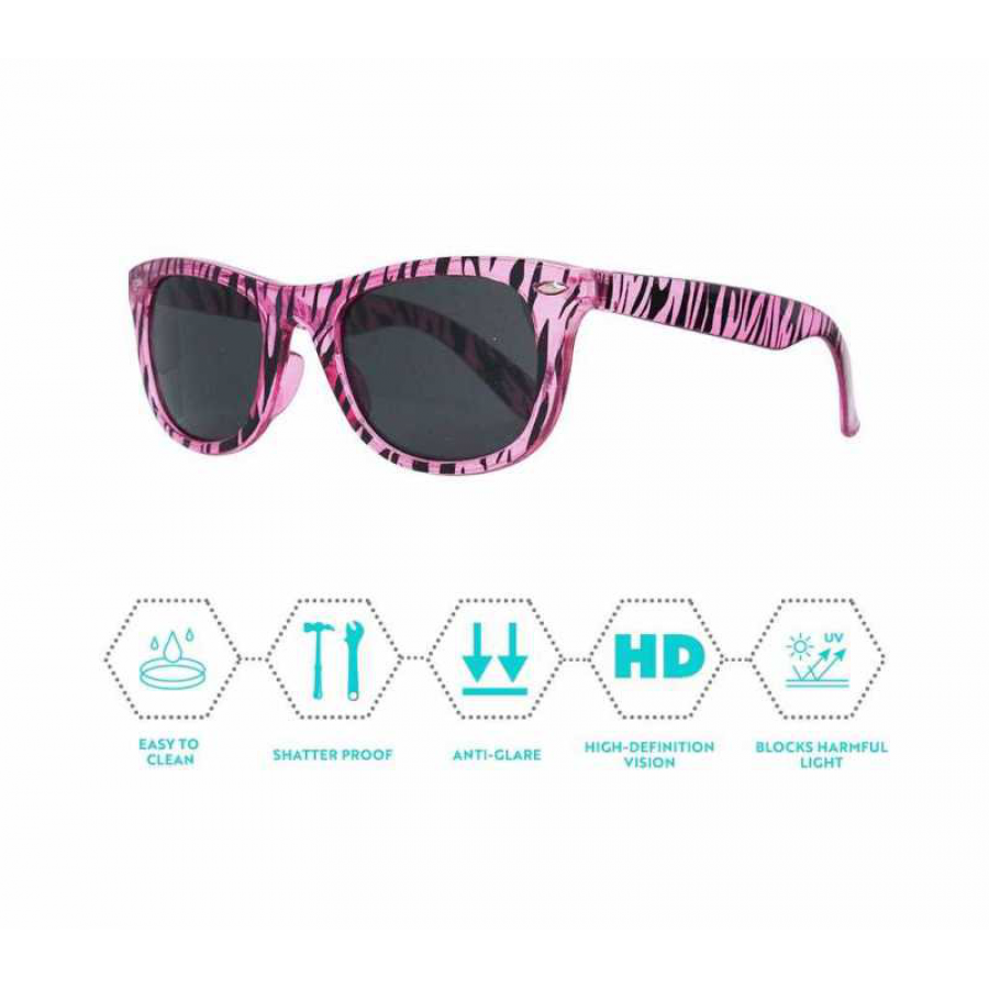 Animal Print Wayfarer Sunglass
