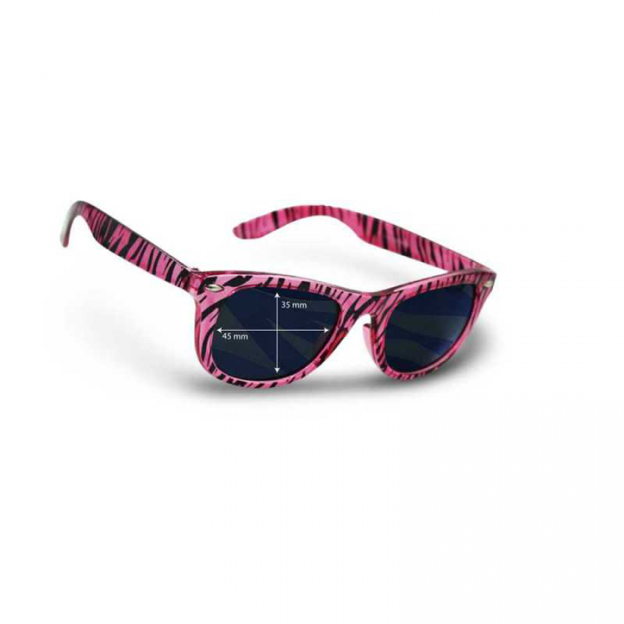Animal Print Wayfarer Sunglass