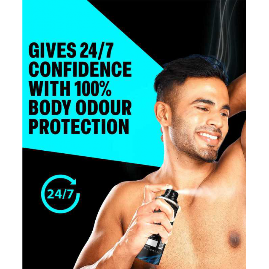 Bombay Shaving Company Black Vibe Men's Deodorant Spray (150 ML)