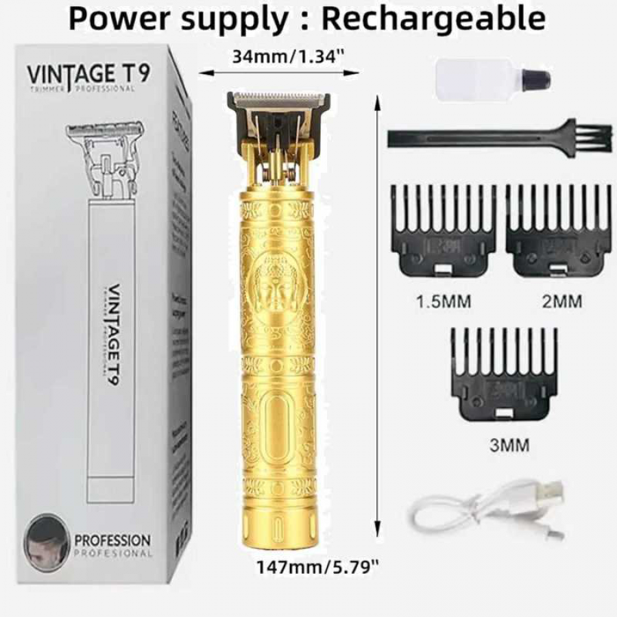 Buddha Beard Trimmer, Professional Hair Clipper, Adjustable Blade, Body Shaver & Trimmer Plastic Body
