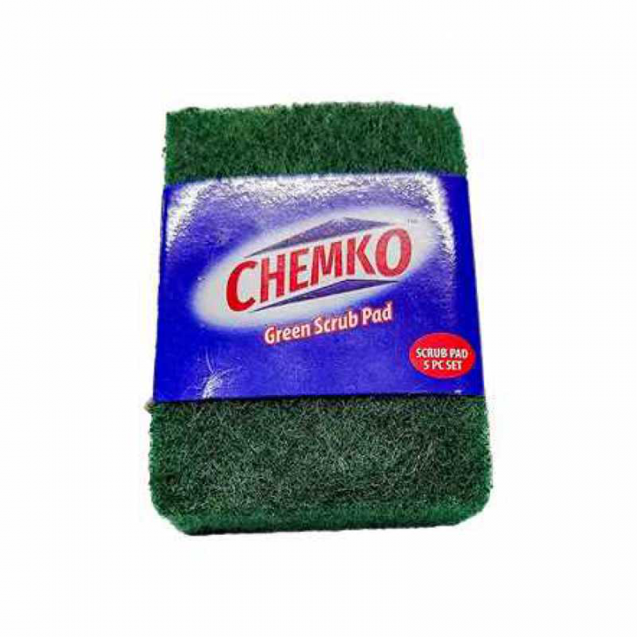 Chemko Green Scrub Pad (Pack of 5)