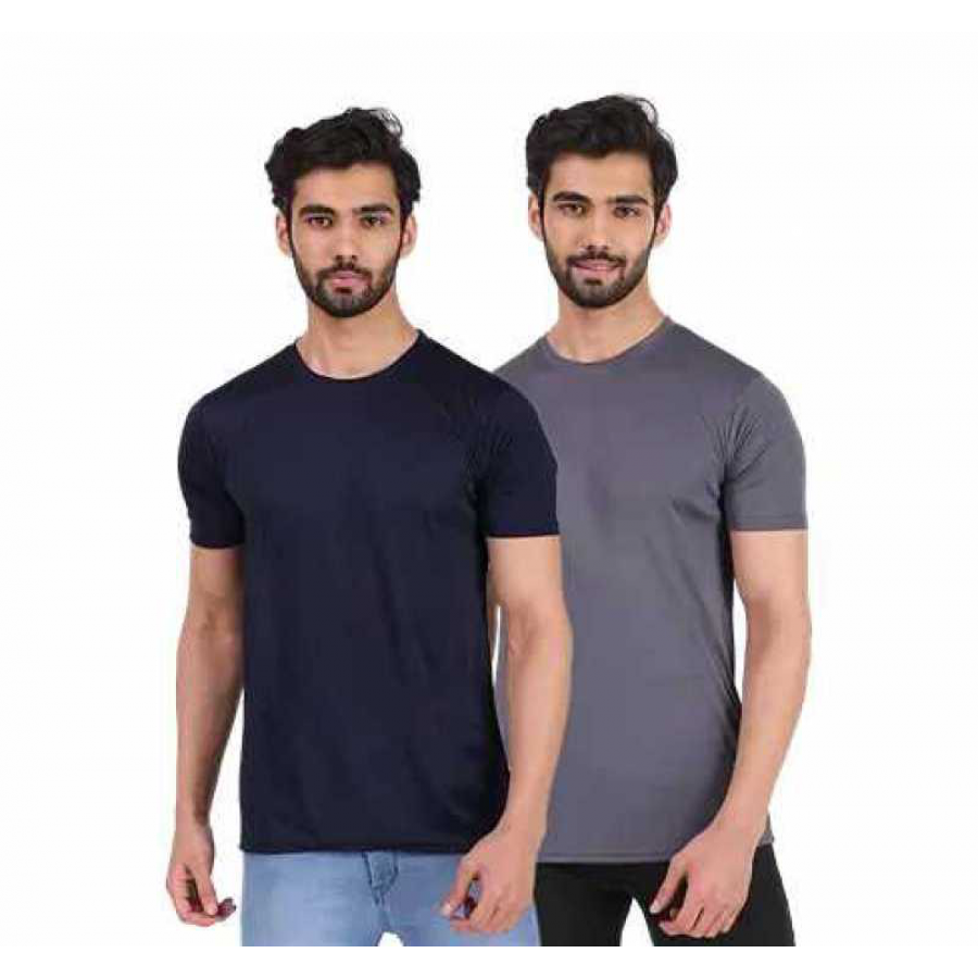 Drifit T-Shirt Navi Colour 1 Pcs + Drifit T-Shirt Grey Colour 1 Pcs