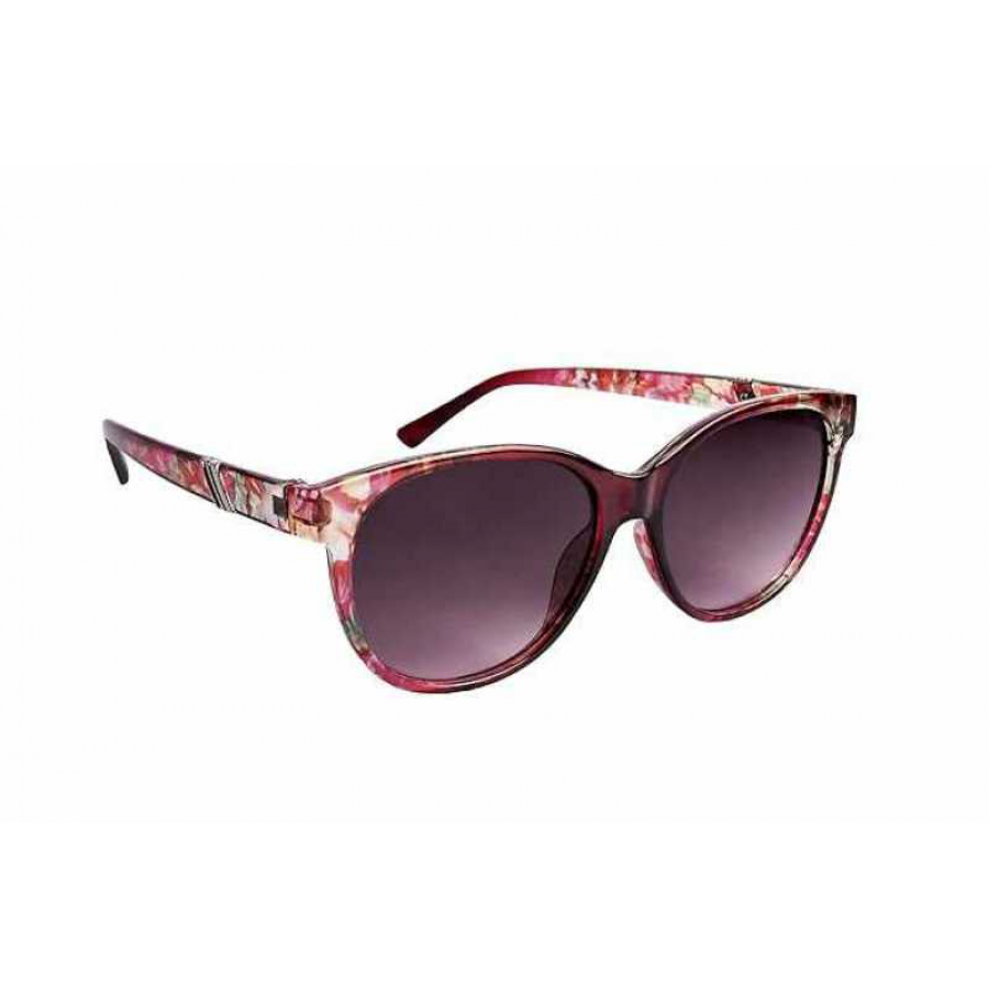 Fashionable Oval Printed Frame Sunglass