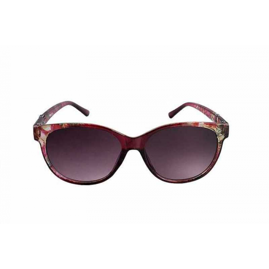 Fashionable Oval Printed Frame Sunglass