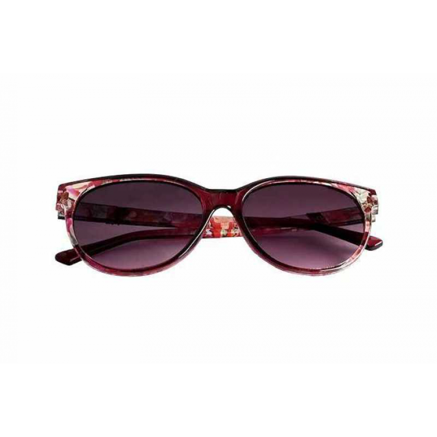 Fashionable Oval Printed Frame Sunglass