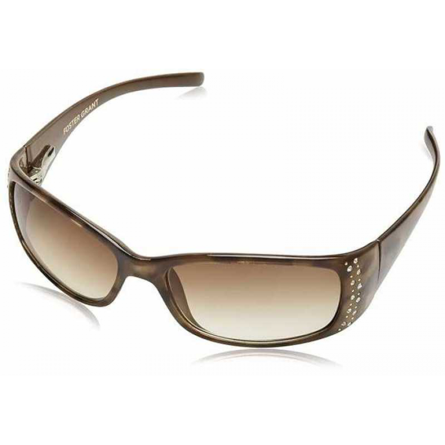 Foster Grant Gradient Rectangular Brown Sunglass