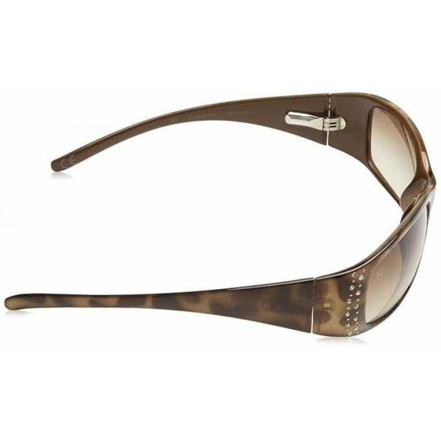 Foster Grant Gradient Rectangular Brown Sunglass