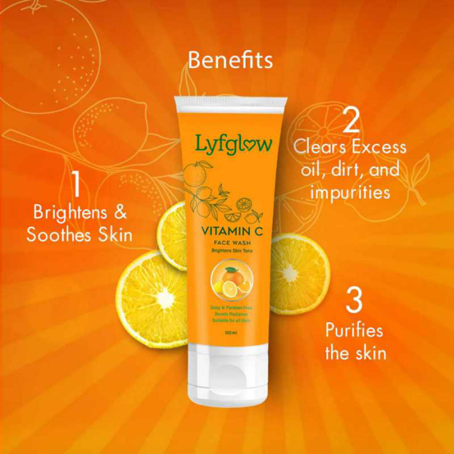 Lyfglow Vitamin C Face Wash (100 ML)