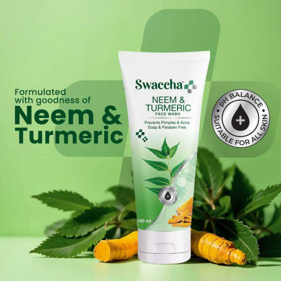 Swaccha Neem & Turmeric Face Wash (100 ML)