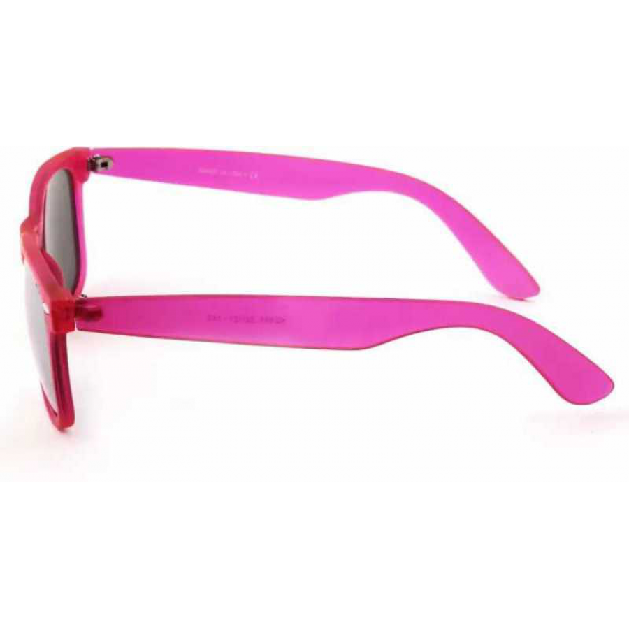 UV Protection Pink Frame Shade Lenses 80s Sunglass