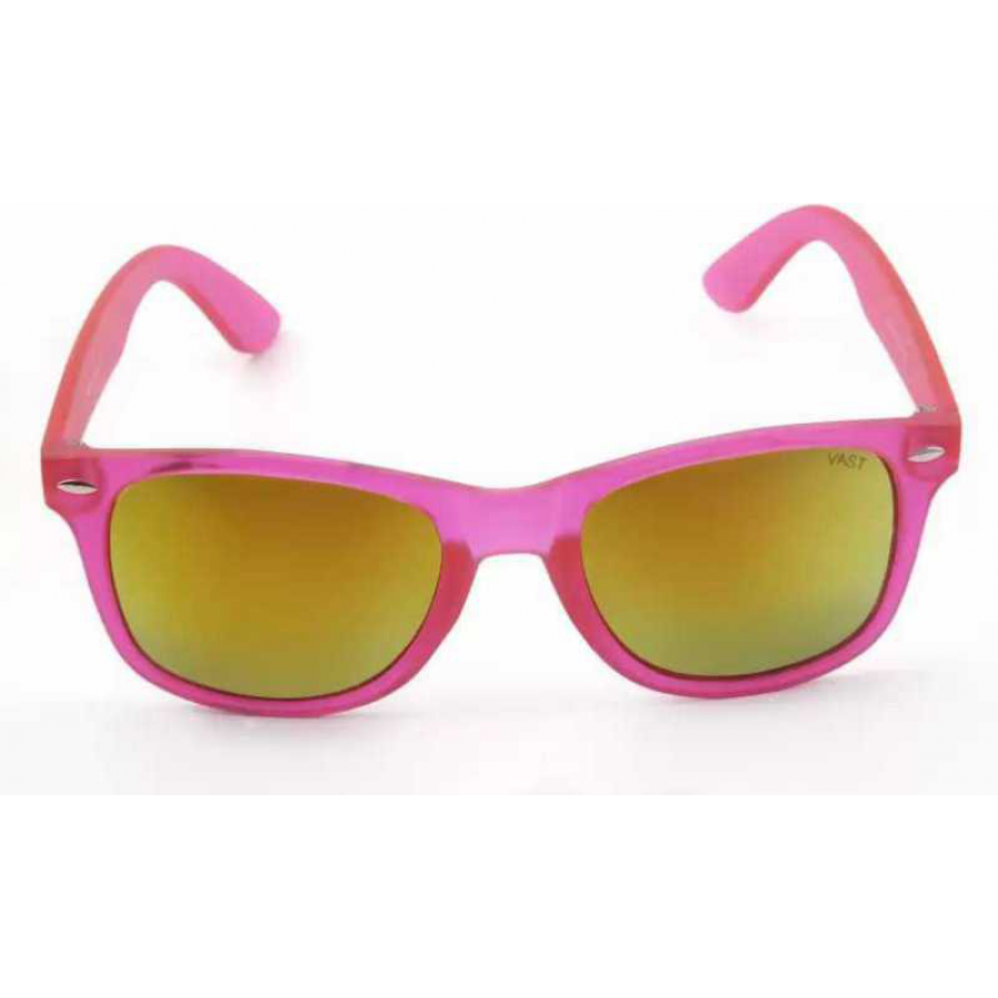 UV Protection Pink Frame Shade Lenses 80s Sunglass