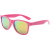 UV Protection Pink Frame Shade Lenses 80s Sunglass