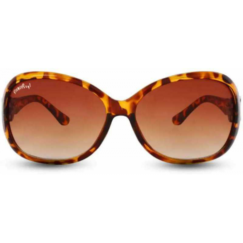 UV Protection Polarized Toughened Glass Lens Square Sunglass