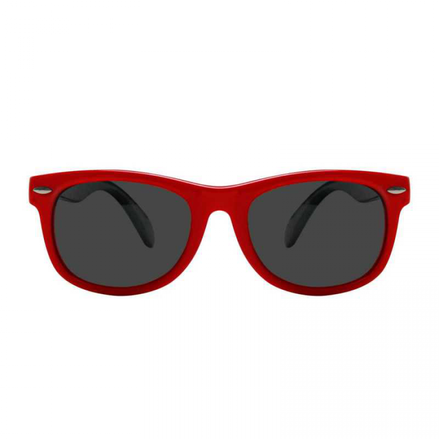 UV Protection Rectangular Red Sunglass