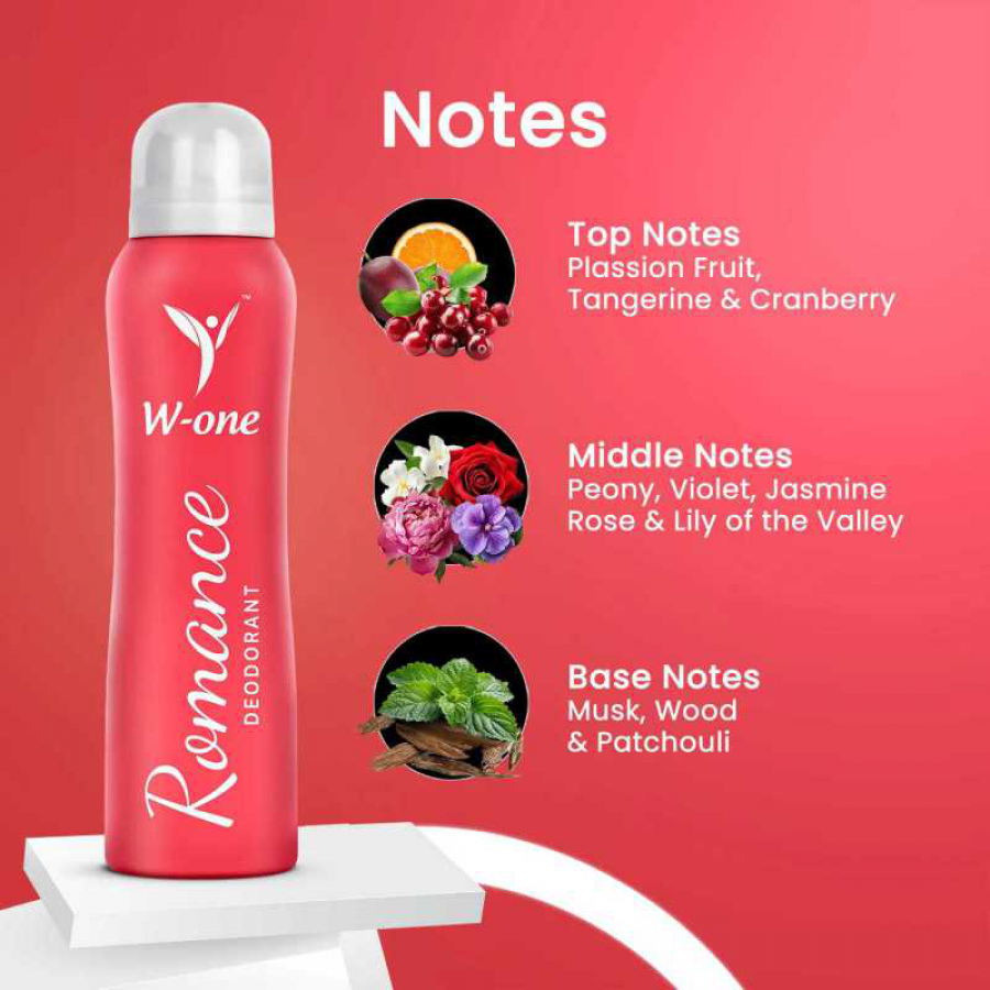 W-one Romance Deodorant For Women (150 ML)