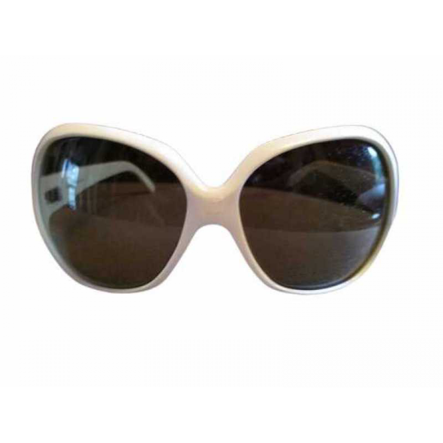 White Frame Oversized Sunglass