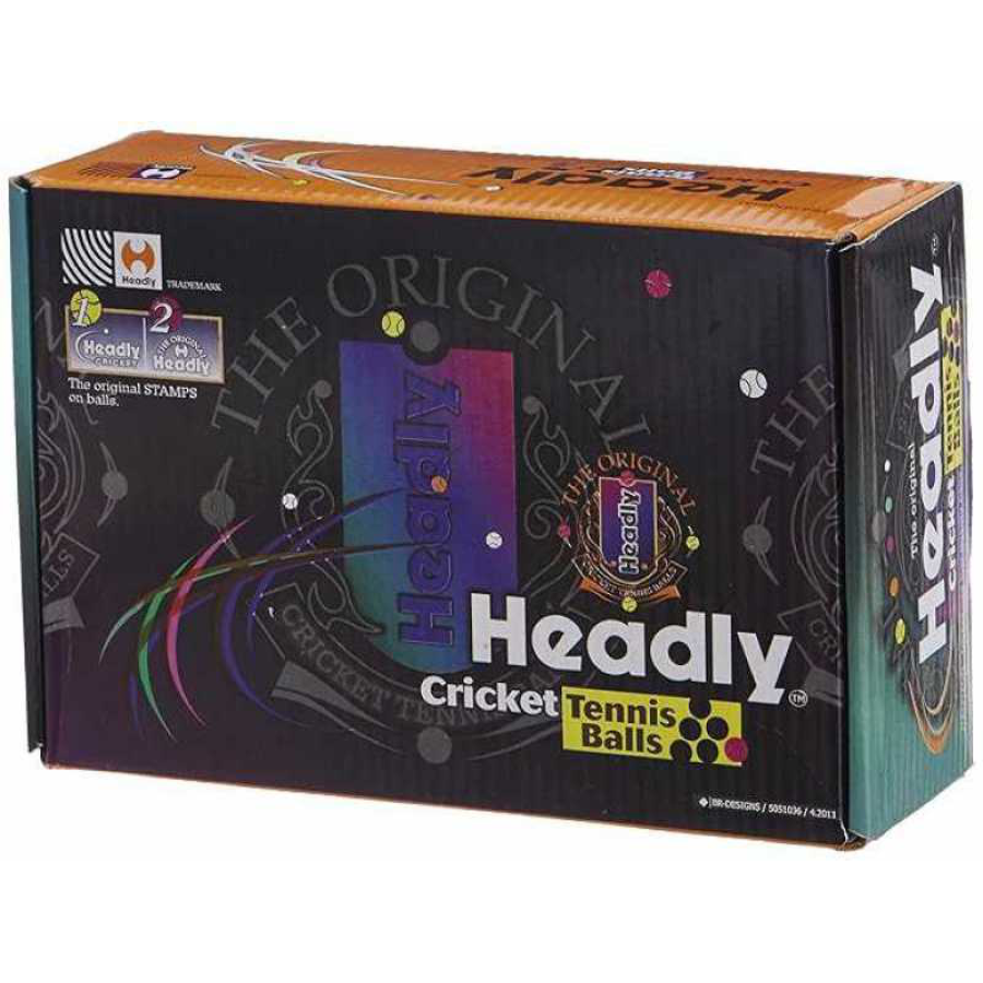 Headly Cricket Tennis Ball (1 Pack, 6 Balls)
