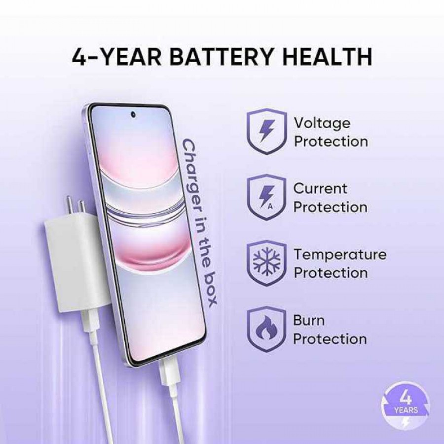 realme Narzo 80 Lite 5G [6 GB Ram, 128 GB Storage] (Crystal Purple)